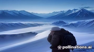 旅行者张宇在尼泊尔珠峰大本营仰望雪山，蓝天白雪纯净壮阔，他张开双臂拥抱天地，亚洲天堂雪山圣境的震撼人心时刻